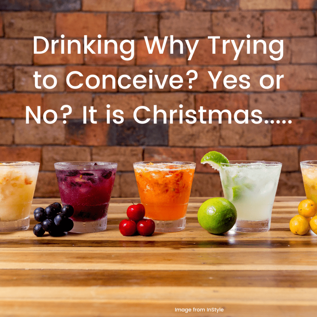 Drinking Why Trying to Conceive Yes or No It is Christmas.....