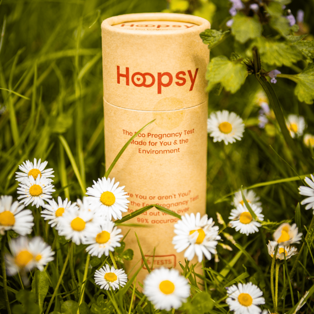 Hoopsy eco pregnancy test pack in the daisies