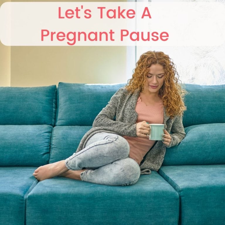 Lets take a pregnant pause feature image.