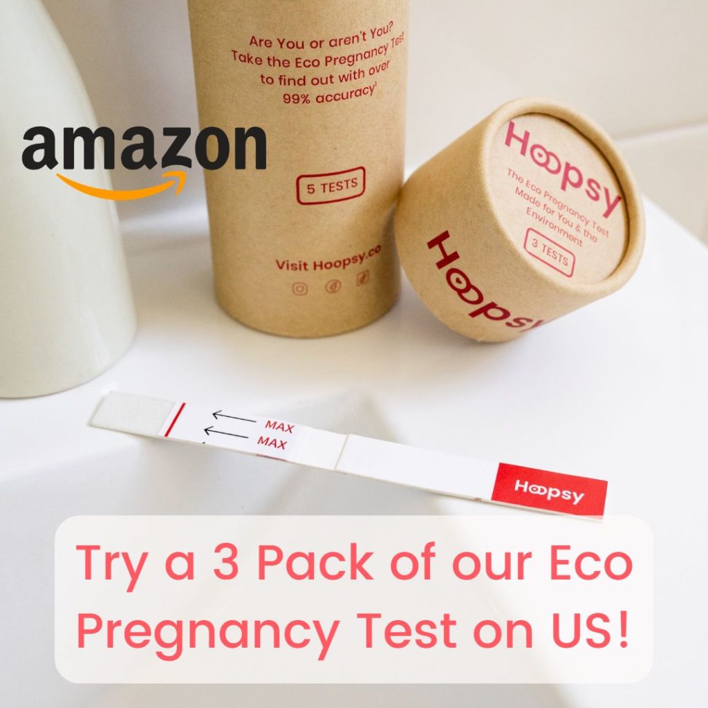 try the Hoopsy eco pregnancy test 3 pack free on Amazon